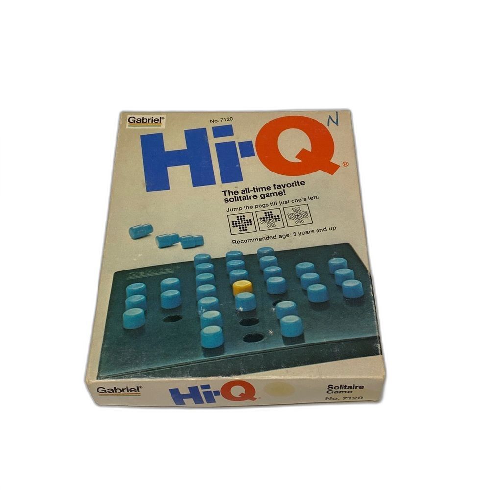 Vintage Gabriel Hi-Q Peg Solitaire Game W/ Original Box